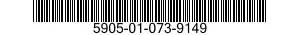 5905-01-073-9149 RESISTOR,VARIABLE,NONWIRE WOUND,NONPRECISION 5905010739149 010739149