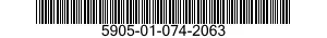 5905-01-074-2063  5905010742063 010742063