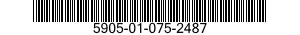 5905-01-075-2487  5905010752487 010752487