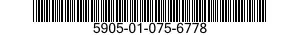 5905-01-075-6778 RESISTOR,VARIABLE,NONWIRE WOUND, 5905010756778 010756778