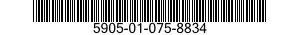 5905-01-075-8834  5905010758834 010758834