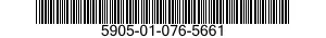 5905-01-076-5661 RESISTOR,FIXED,WIRE WOUND,INDUCTIVE 5905010765661 010765661