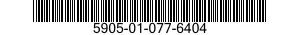 5905-01-077-6404 RESISTOR,FIXED,WIRE WOUND,INDUCTIVE 5905010776404 010776404