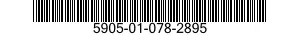 5905-01-078-2895  5905010782895 010782895