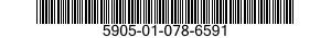5905-01-078-6591 RESISTOR,FIXED,WIRE WOUND,INDUCTIVE 5905010786591 010786591