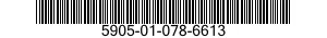 5905-01-078-6613  5905010786613 010786613