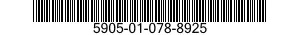5905-01-078-8925  5905010788925 010788925