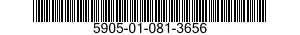 5905-01-081-3656 RESISTOR,VARIABLE,NONWIRE WOUND,NONPRECISION 5905010813656 010813656