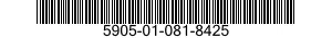 5905-01-081-8425  5905010818425 010818425