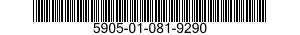 5905-01-081-9290  5905010819290 010819290