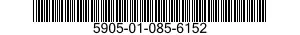 5905-01-085-6152 RESISTOR,FIXED,WIRE WOUND 5905010856152 010856152