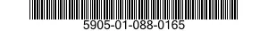 5905-01-088-0165 RESISTOR,ADJUSTABLE 5905010880165 010880165