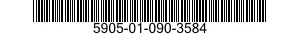 5905-01-090-3584 RESISTOR,VARIABLE,WIRE WOUND,NON 5905010903584 010903584