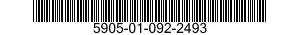 5905-01-092-2493  5905010922493 010922493
