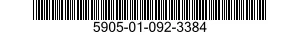 5905-01-092-3384 RESISTOR,VARIABLE,NONWIRE WOUND,NONPRECISION 5905010923384 010923384