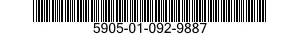 5905-01-092-9887  5905010929887 010929887