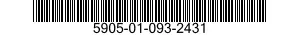 5905-01-093-2431  5905010932431 010932431