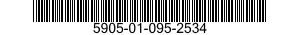 5905-01-095-2534  5905010952534 010952534