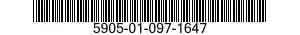 5905-01-097-1647  5905010971647 010971647