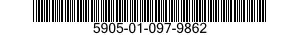 5905-01-097-9862 RESISTOR,FIXED,WIRE WOUND,INDUCTIVE 5905010979862 010979862
