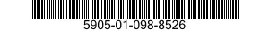 5905-01-098-8526  5905010988526 010988526