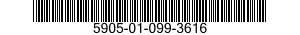 5905-01-099-3616  5905010993616 010993616