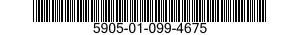 5905-01-099-4675 RESISTOR,FIXED,WIRE WOUND,INDUCT 5905010994675 010994675