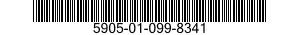 5905-01-099-8341 RESISTOR NETWORK,FI 5905010998341 010998341