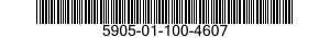 5905-01-100-4607 RESISTOR,VARIABLE,NONWIRE WOUND,NONPRECISION 5905011004607 011004607