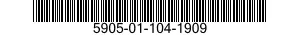 5905-01-104-1909  5905011041909 011041909