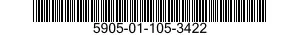 5905-01-105-3422  5905011053422 011053422