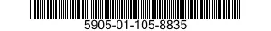 5905-01-105-8835  5905011058835 011058835