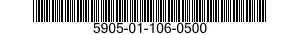 5905-01-106-0500  5905011060500 011060500