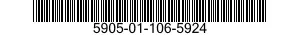 5905-01-106-5924  5905011065924 011065924