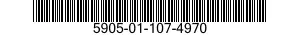 5905-01-107-4970 RESISTOR,FIXED,WIRE WOUND,NONINDUCTIVE 5905011074970 011074970