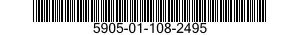 5905-01-108-2495  5905011082495 011082495