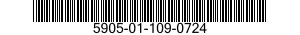 5905-01-109-0724  5905011090724 011090724