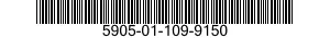5905-01-109-9150 RESISTOR,VARIABLE,NONWIRE WOUND, 5905011099150 011099150