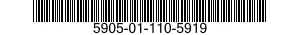 5905-01-110-5919  5905011105919 011105919