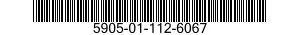 5905-01-112-6067  5905011126067 011126067