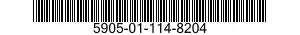 5905-01-114-8204  5905011148204 011148204