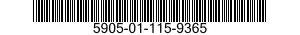 5905-01-115-9365 RESISTOR,VARIABLE,WIRE WOUND,NONPRECISION 5905011159365 011159365