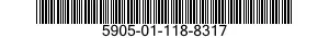 5905-01-118-8317  5905011188317 011188317