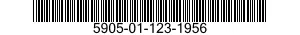5905-01-123-1956 RESISTOR ASSEMBLY 5905011231956 011231956