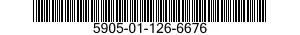 5905-01-126-6676 RESISTOR,FIXED,WIRE WOUND,INDUCTIVE 5905011266676 011266676
