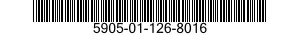 5905-01-126-8016  5905011268016 011268016