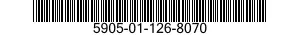 5905-01-126-8070  5905011268070 011268070