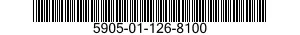 5905-01-126-8100  5905011268100 011268100