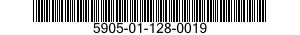5905-01-128-0019  5905011280019 011280019