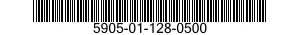 5905-01-128-0500  5905011280500 011280500